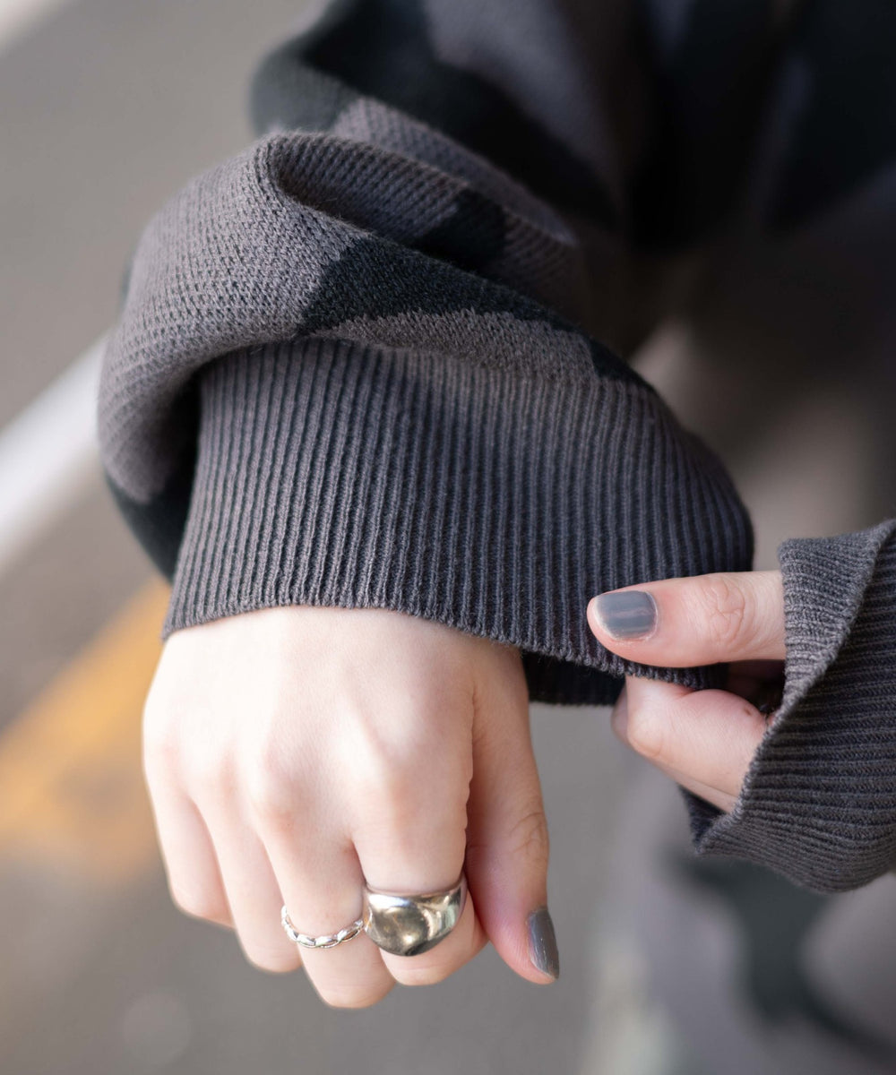 スタージャガードニットプルオーバー