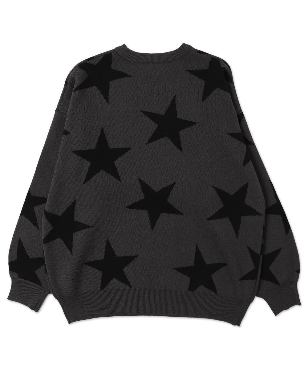 スタージャガードニットプルオーバー