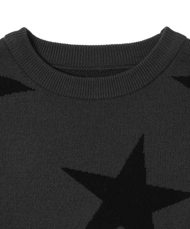 スタージャガードニットプルオーバー