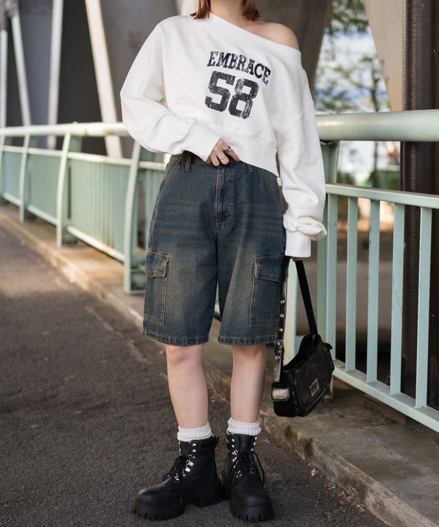 ホワイト　モデル:155cm F着用