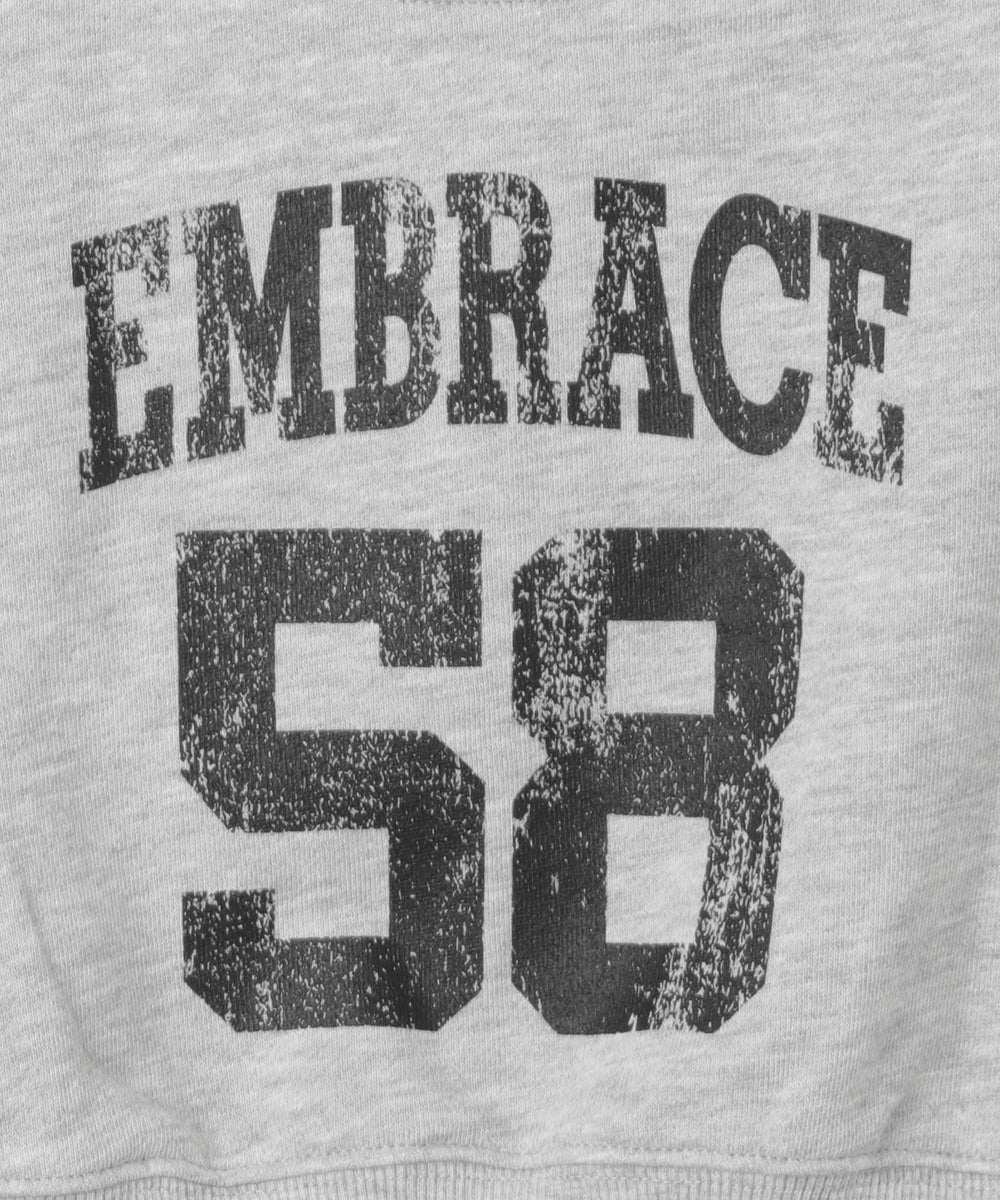 オフショルショートスウェット