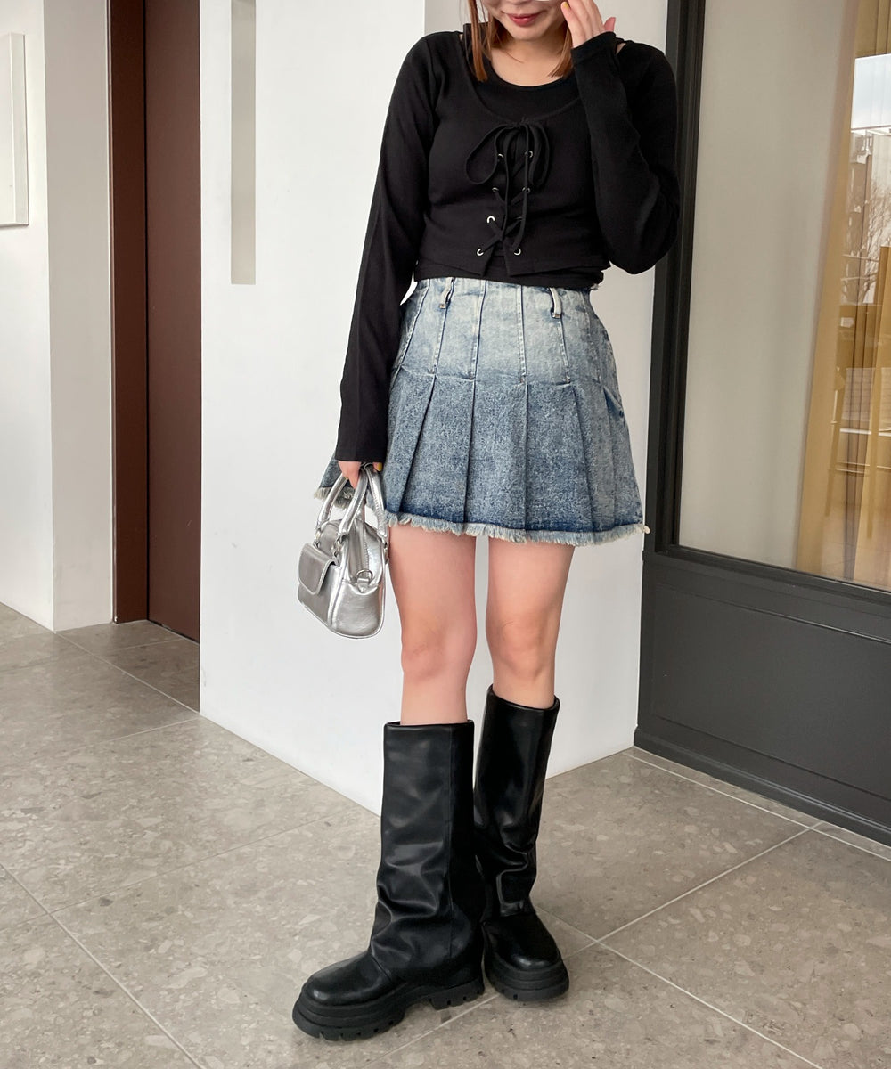 ブラック モデル：155cm F着用