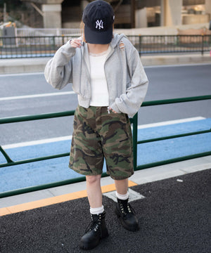 杢グレー　モデル:155cm F着用