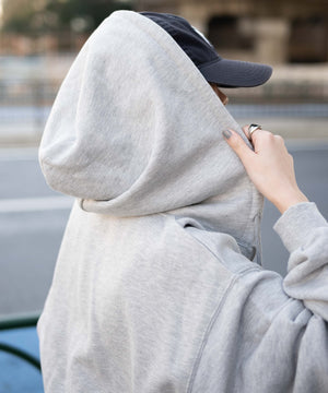 ダメージショートジップパーカー