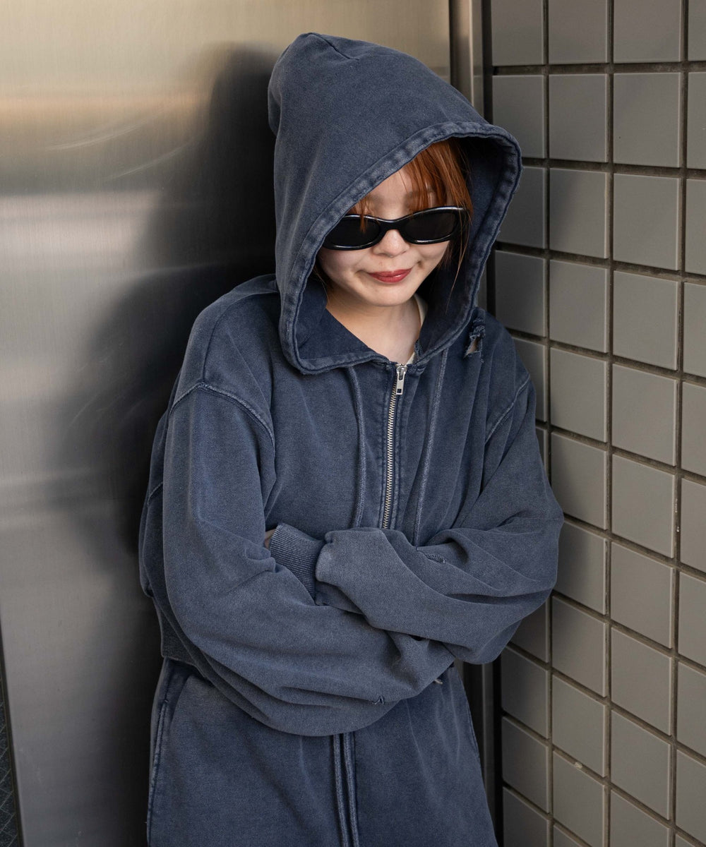 ブルー　モデル:155cm F着用