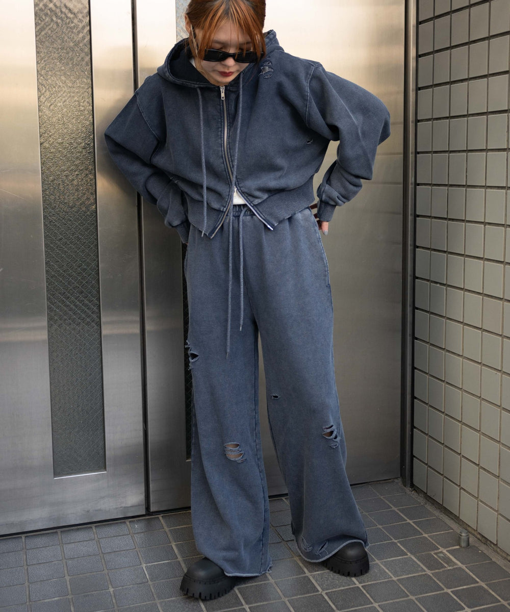 ブルー　モデル:155cm F着用