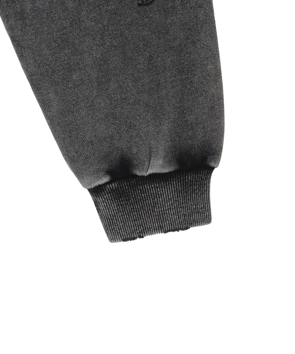 ダメージショートジップパーカー