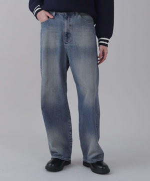 デニム中濃 モデル：178cm L着用