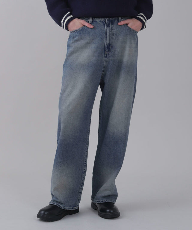 デニム中濃 モデル：178cm L着用