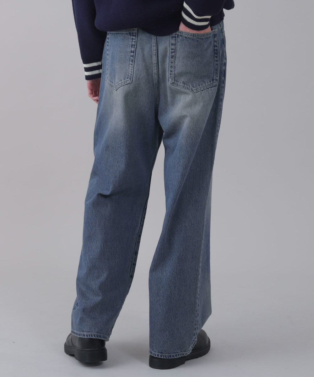 デニム中濃 モデル：178cm L着用