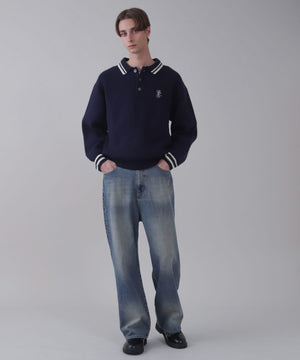 デニム中濃 モデル：178cm L着用