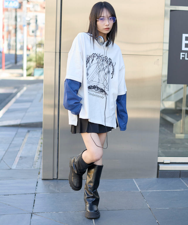 ブルーボーダー　モデル:159cm L着用