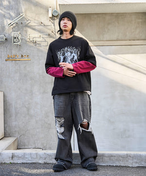 レッドボーダー　モデル:175cm L着用