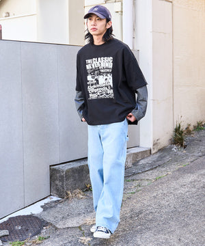 グレーボーダー　モデル:175cm L着用