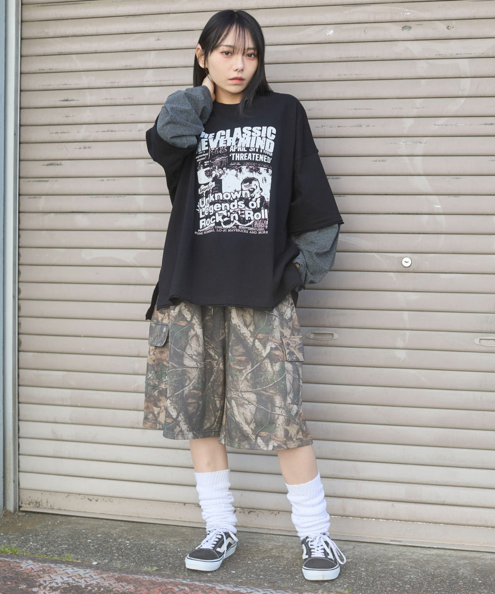 グレーボーダー　モデル:159cm L着用