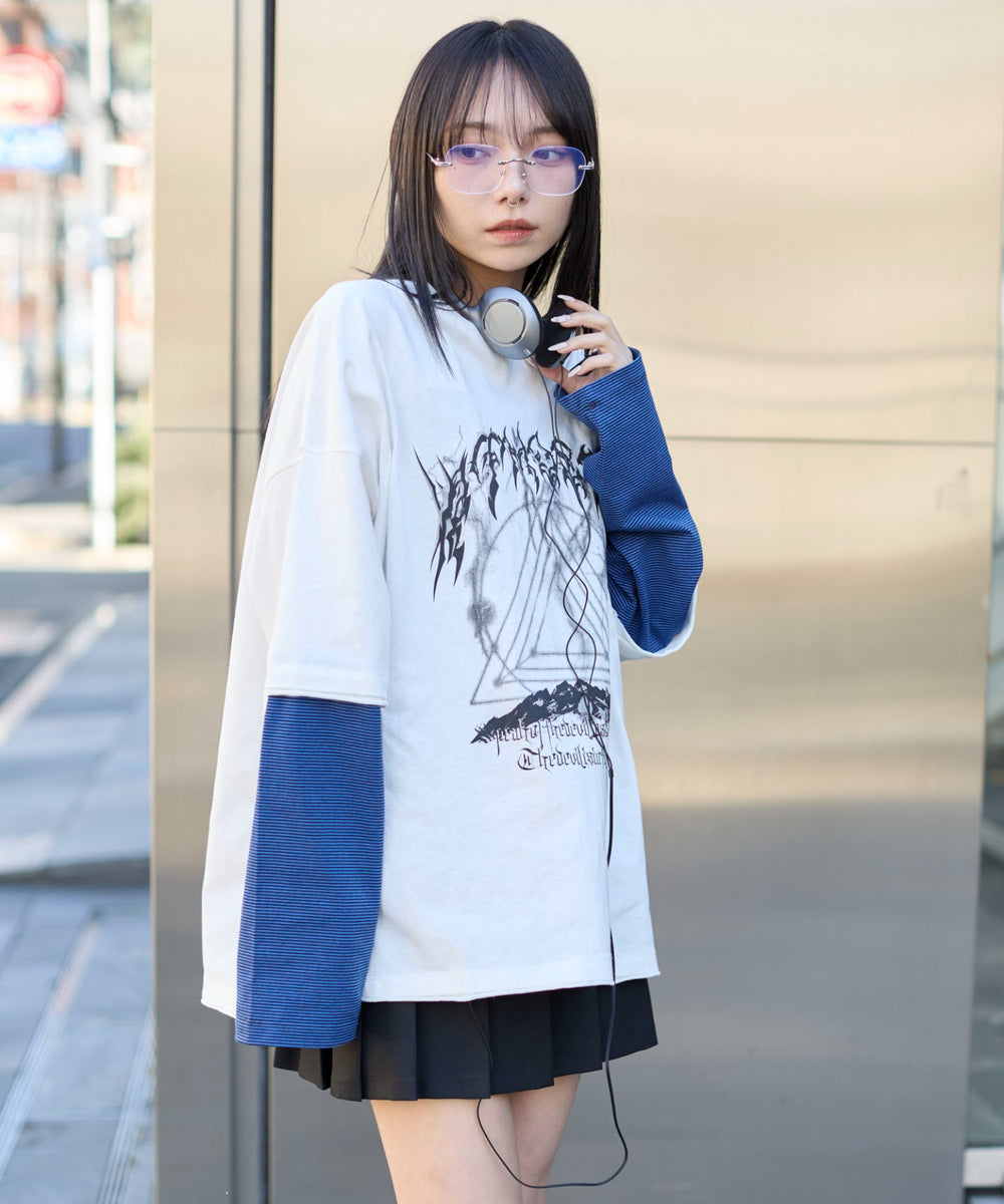 ブルーボーダー　モデル:159cm L着用