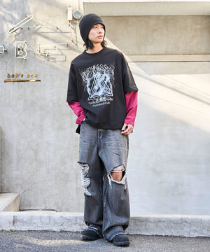 レッドボーダー　モデル:175cm L着用