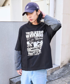 グレーボーダー　モデル:175cm L着用