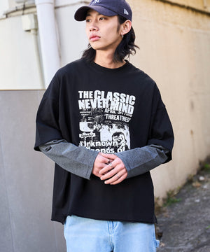 グレーボーダー　モデル:175cm L着用