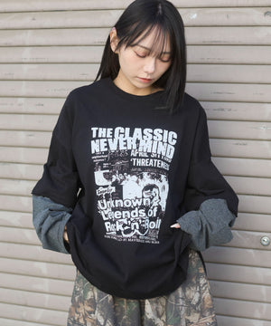 グレーボーダー　モデル:159cm L着用