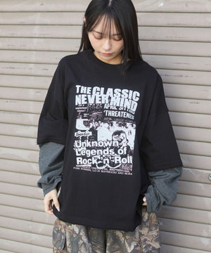 グレーボーダー　モデル:159cm L着用