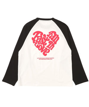 ラグランハートグラフィックT（LS）