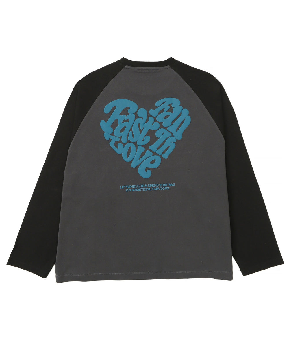 ラグランハートグラフィックT（LS）