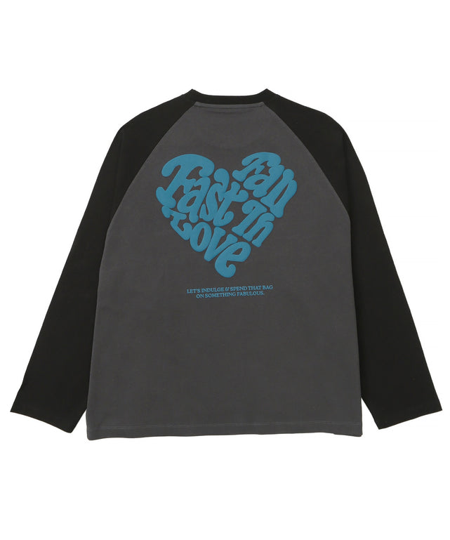 ラグランハートグラフィックT（LS）