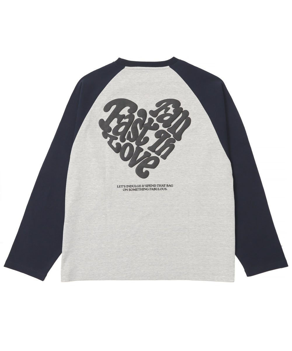 ラグランハートグラフィックT（LS）