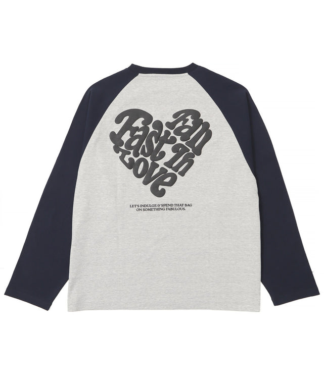 ラグランハートグラフィックT（LS）