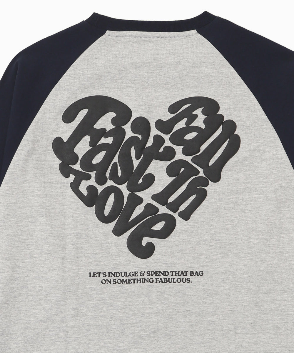 ラグランハートグラフィックT（LS）