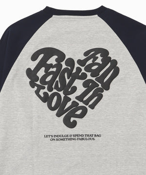 ラグランハートグラフィックT（LS）