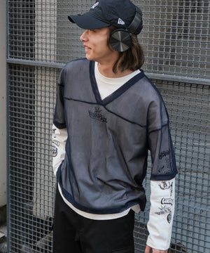 ホワイト モデル：175cm L着用