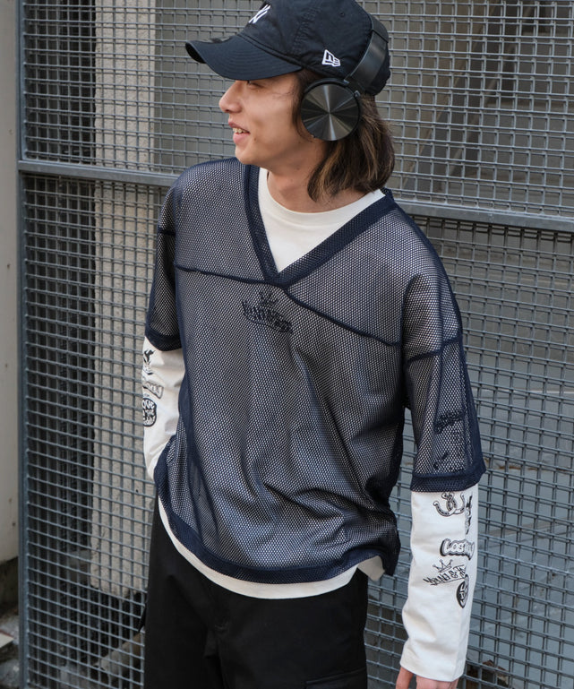 ホワイト モデル：175cm L着用