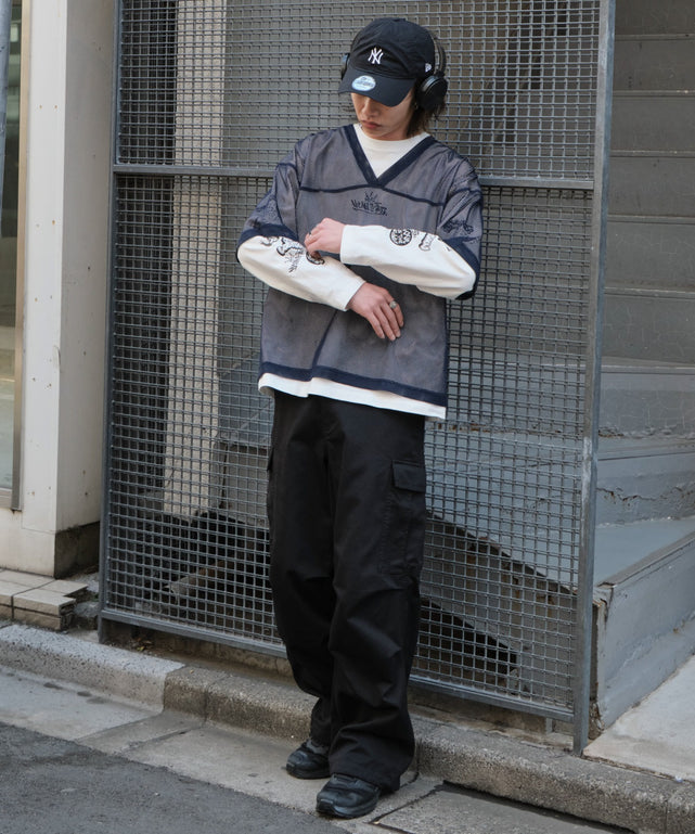 ホワイト モデル：175cm L着用