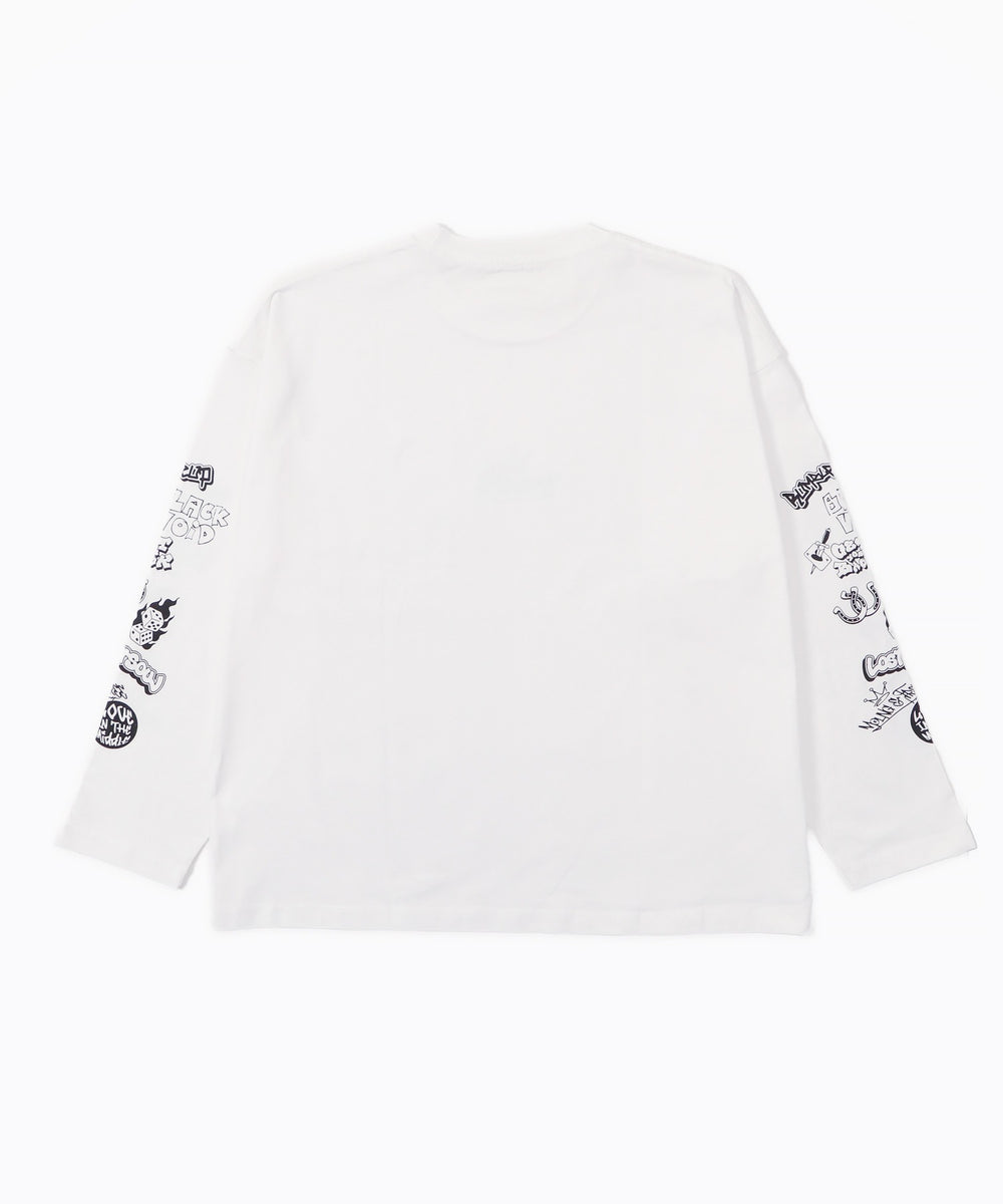 メッシュスリーブロゴアンサンブルT