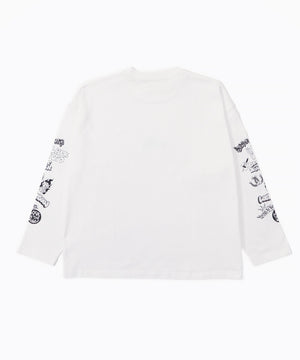 メッシュスリーブロゴアンサンブルT