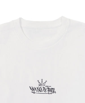 メッシュスリーブロゴアンサンブルT