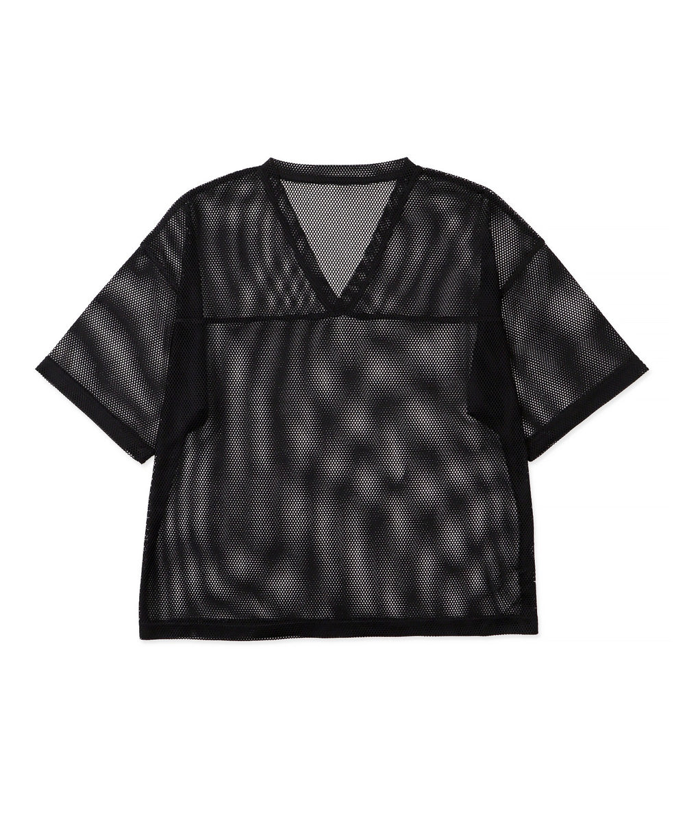 メッシュスリーブロゴアンサンブルT