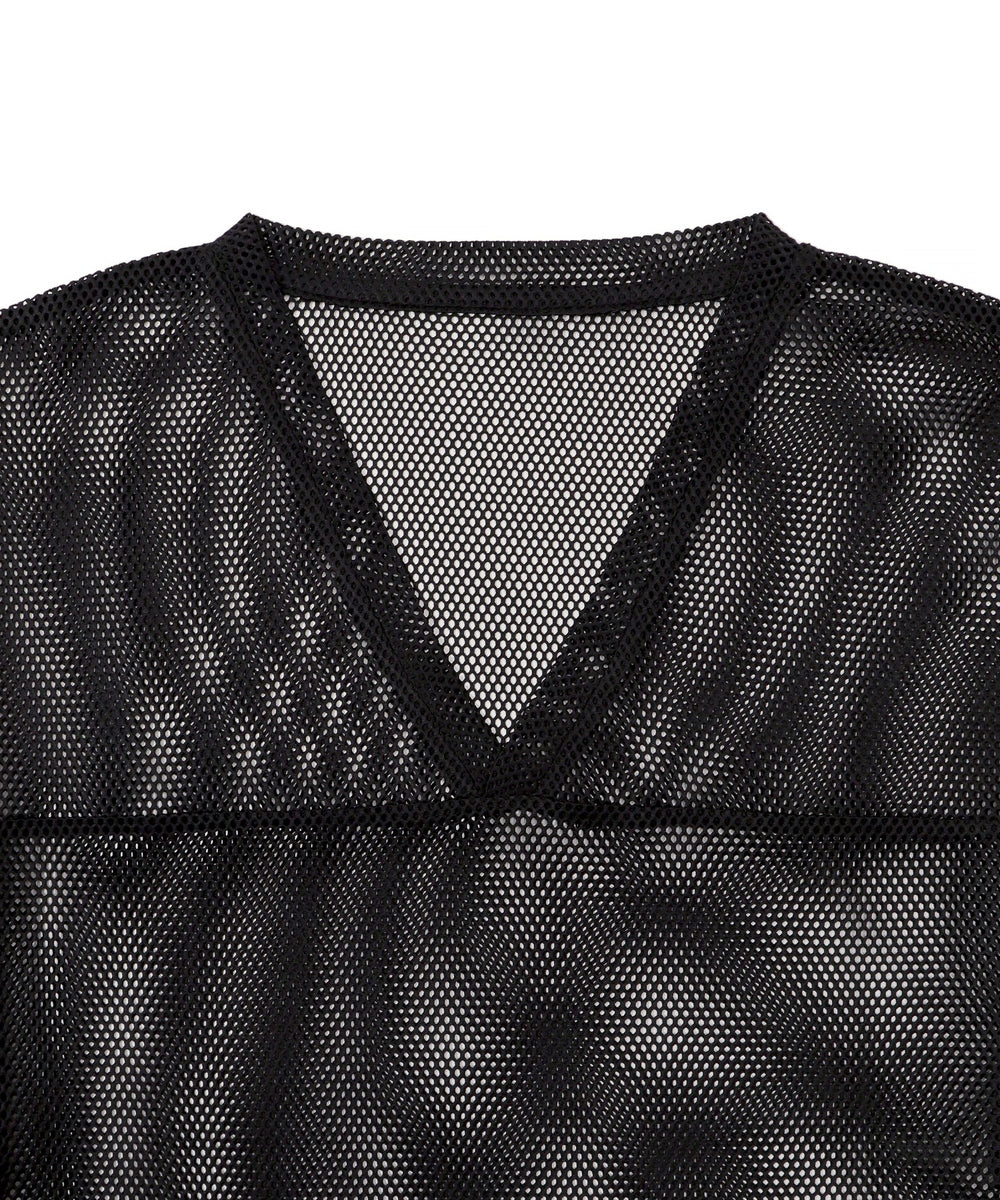 メッシュスリーブロゴアンサンブルT