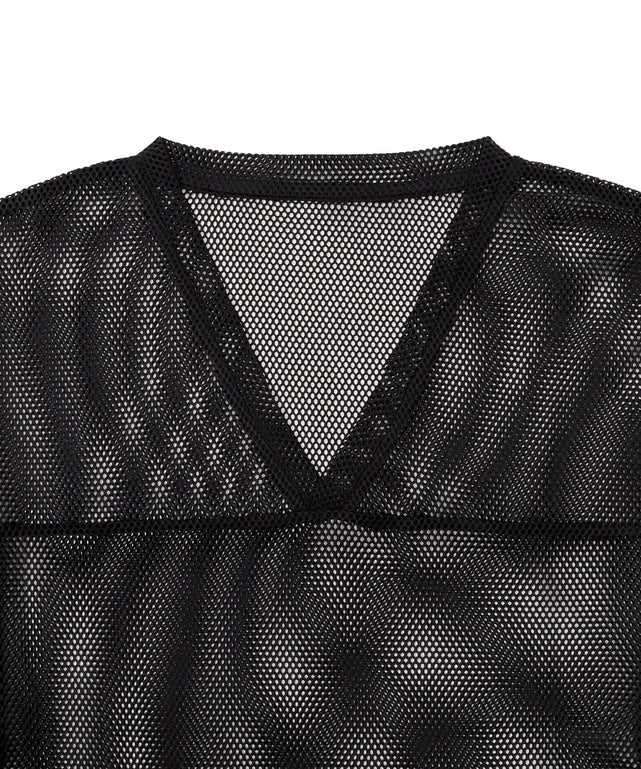 メッシュスリーブロゴアンサンブルT