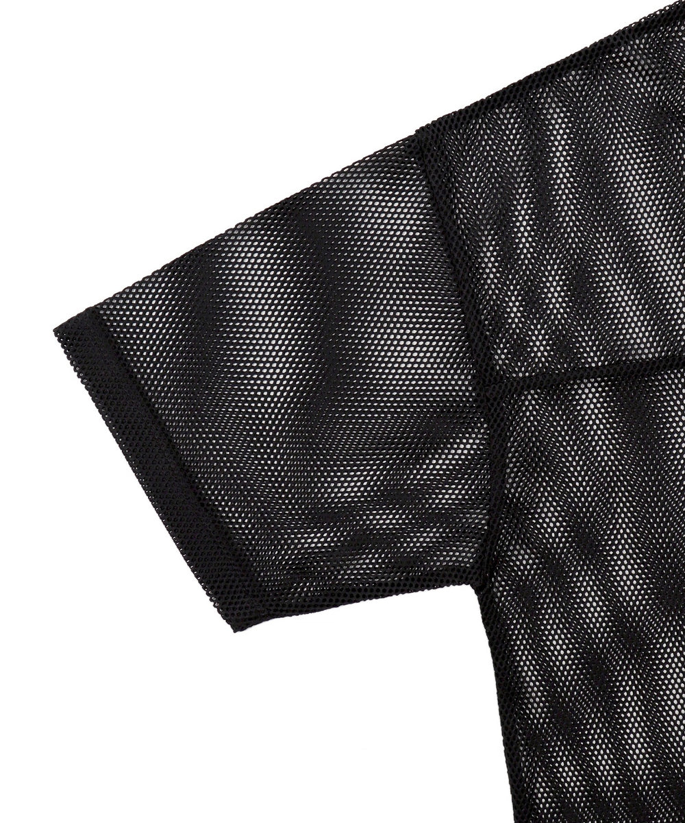 メッシュスリーブロゴアンサンブルT