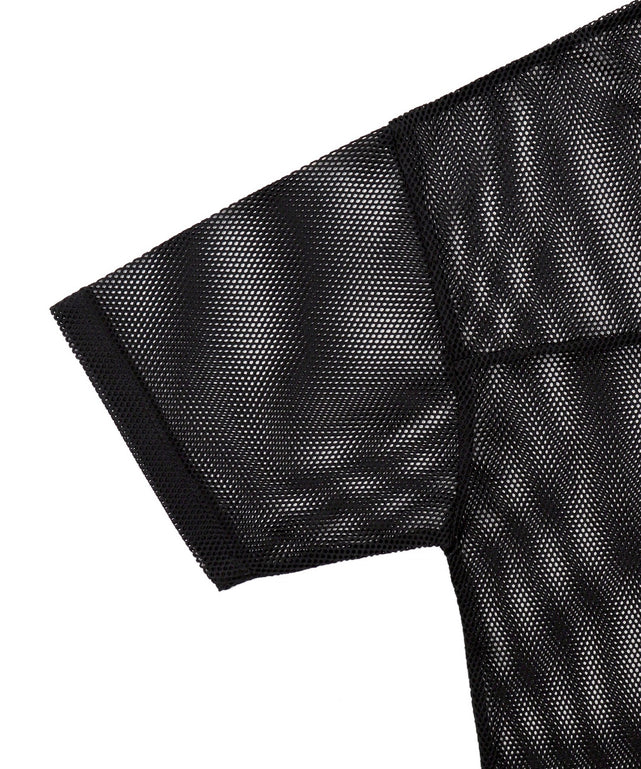 メッシュスリーブロゴアンサンブルT