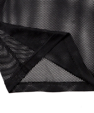 メッシュスリーブロゴアンサンブルT