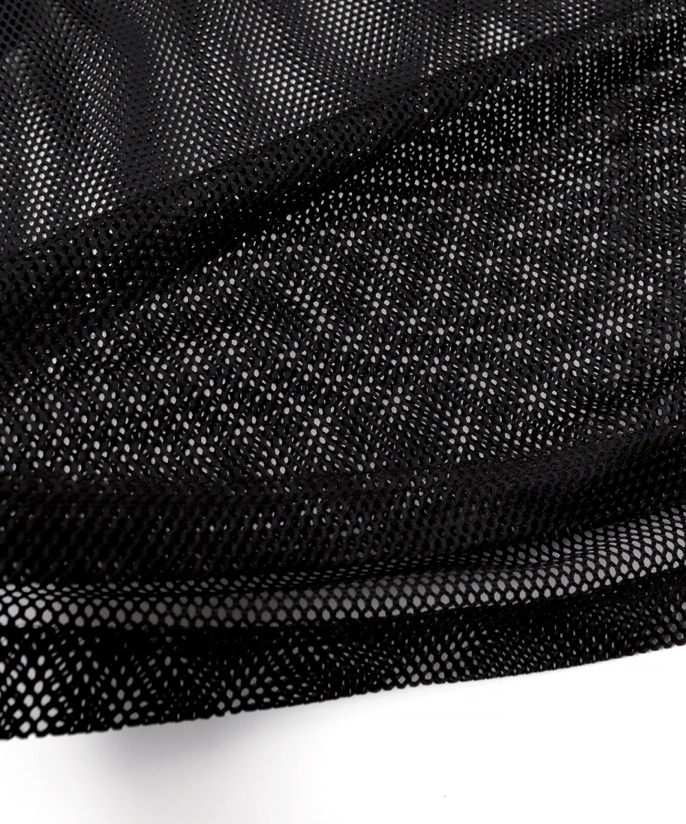 メッシュスリーブロゴアンサンブルT