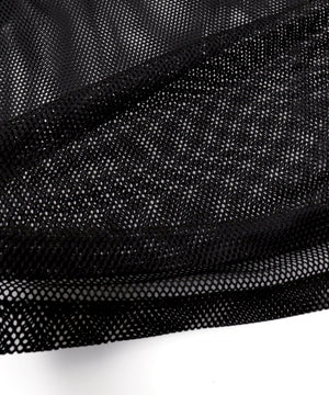 メッシュスリーブロゴアンサンブルT