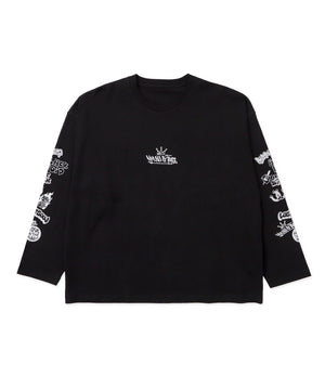 メッシュスリーブロゴアンサンブルT