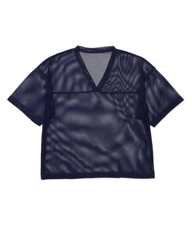 メッシュスリーブロゴアンサンブルT