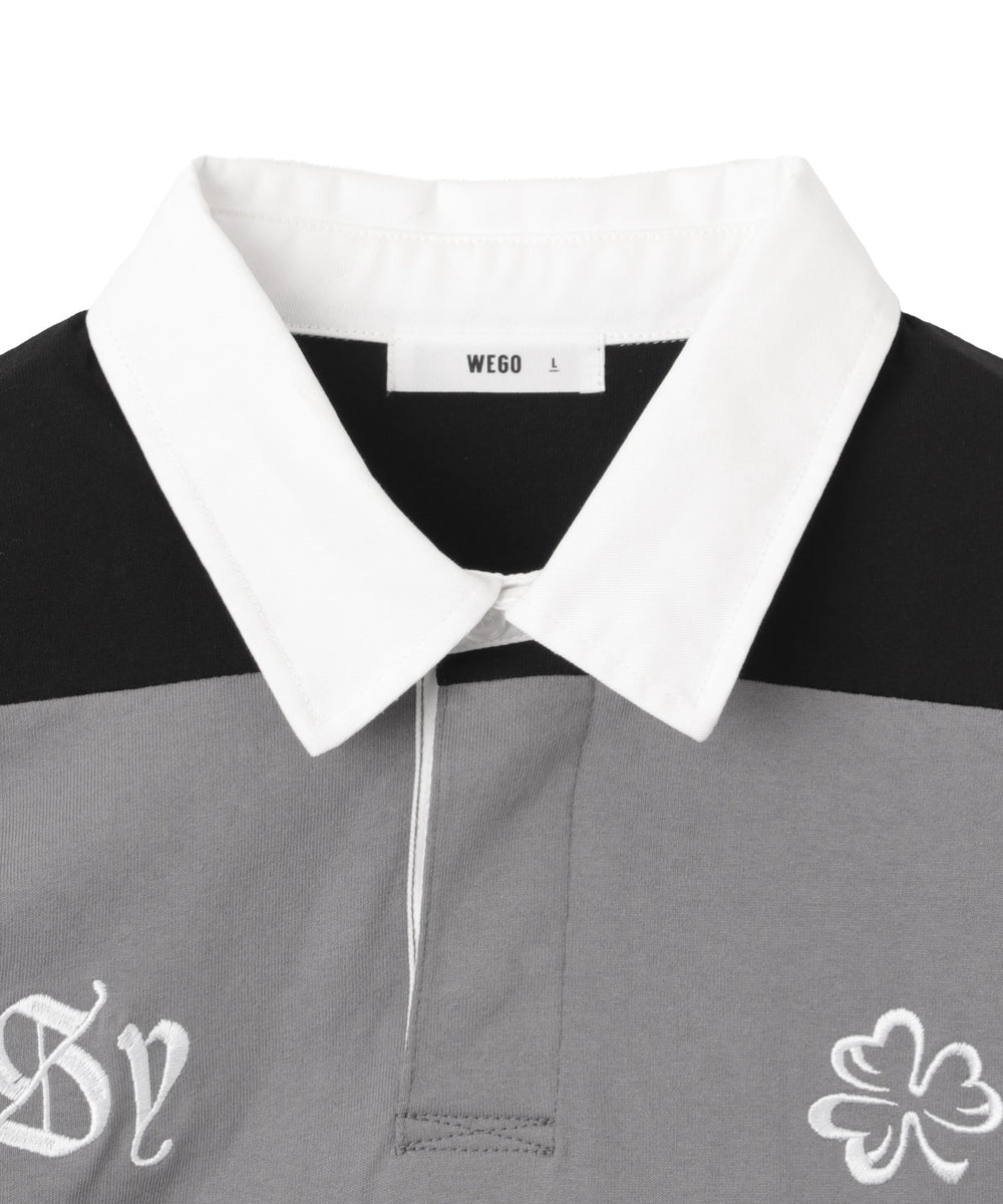 グラフィックラガーシャツ