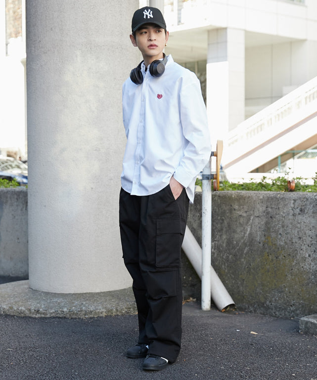 ホワイト モデル：180cm L着用